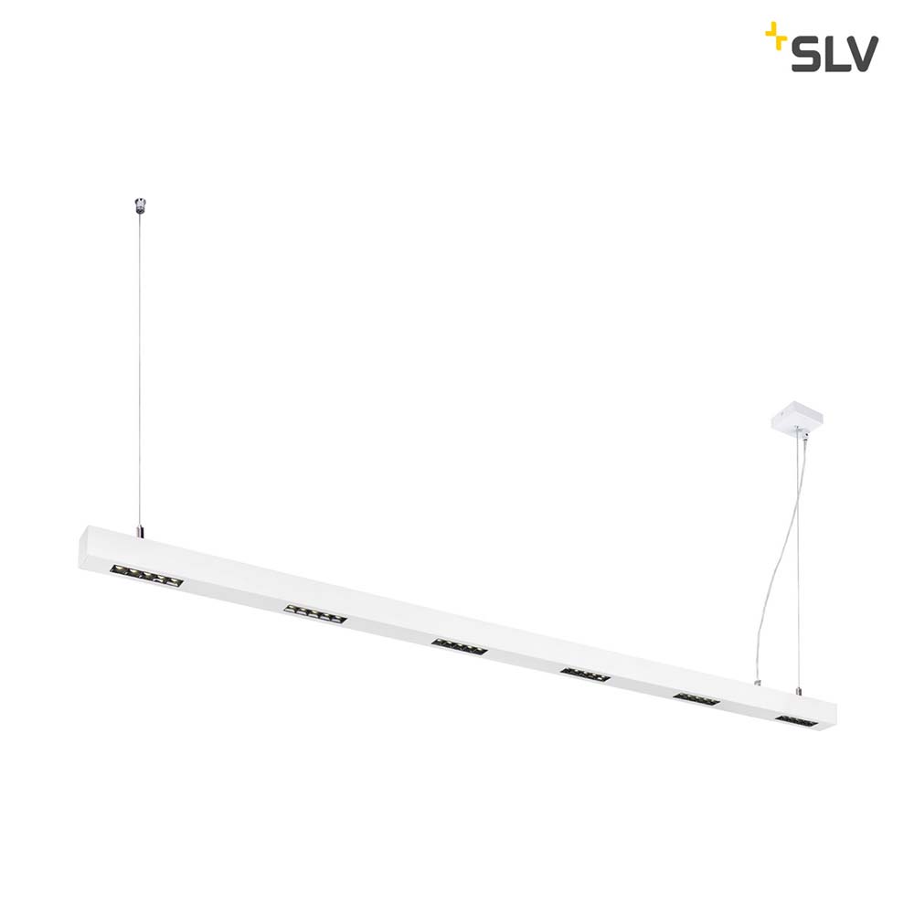 S.Luce SLV Q-Line LED Pendelleuchte 2m Weiß 4000K