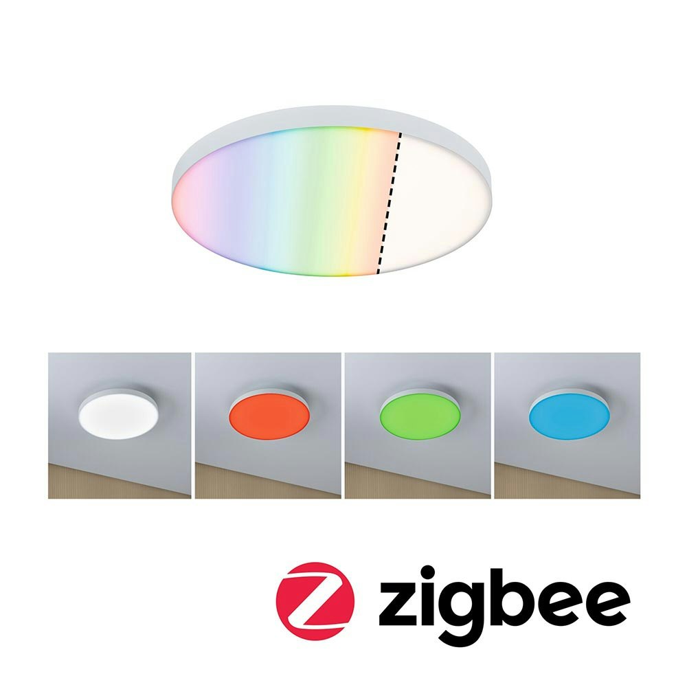 LED Panel Smart Home Zigbee Velora Rund RGBW 1