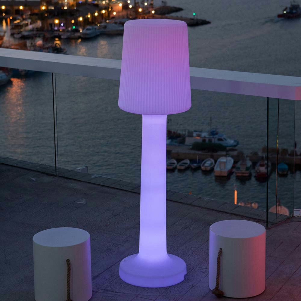 Licht-Trend Carmen Lampadaire d'extérieur à LED avec batterie et télécommande 2