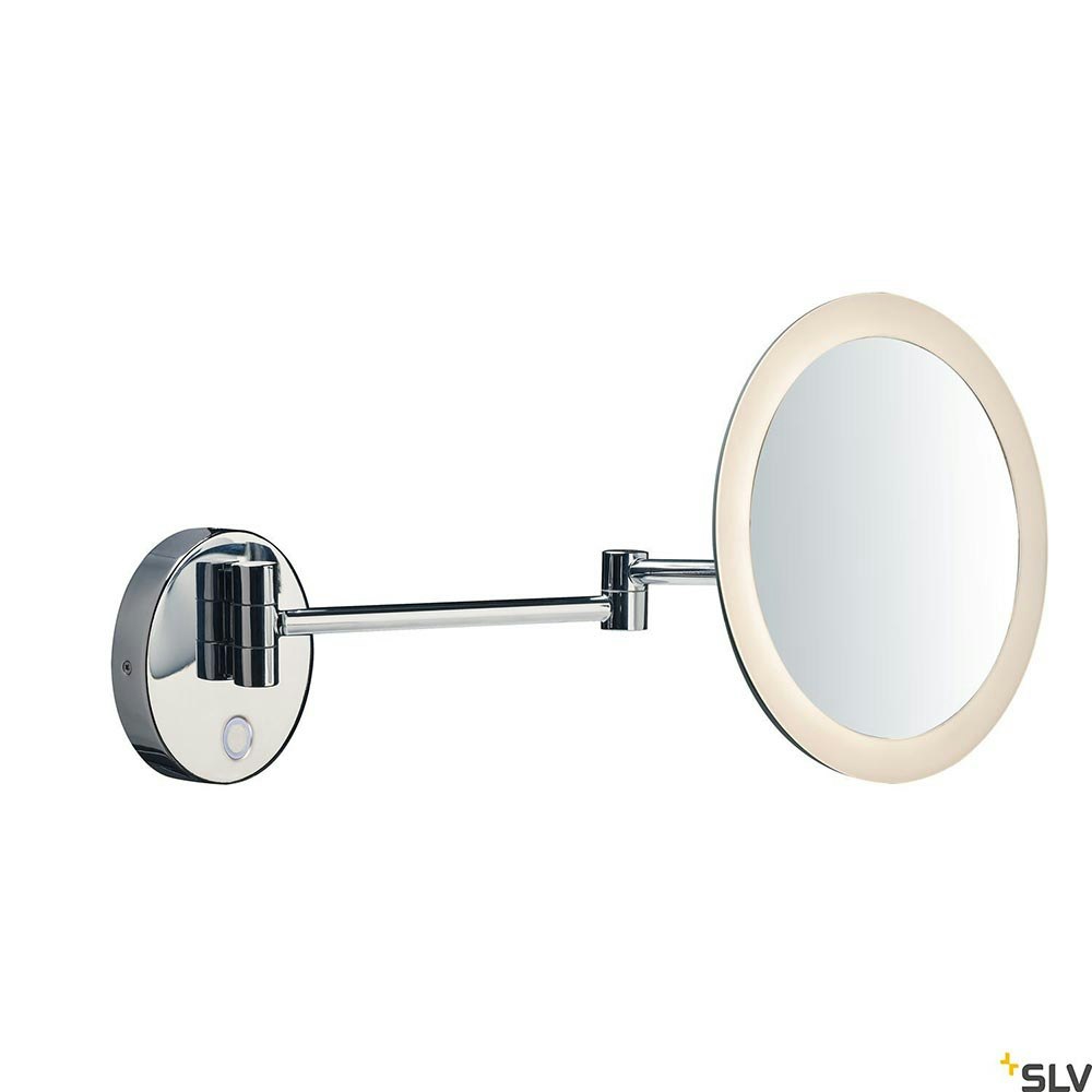 SLV Maganda LED lampe de salle de bain avec miroir de courtoisie chrome CCT thumbnail 5