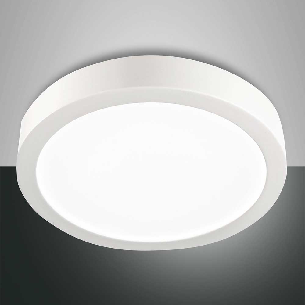 S.Luce Fabas Luce LED Deckenleuchte Mirka Weiß