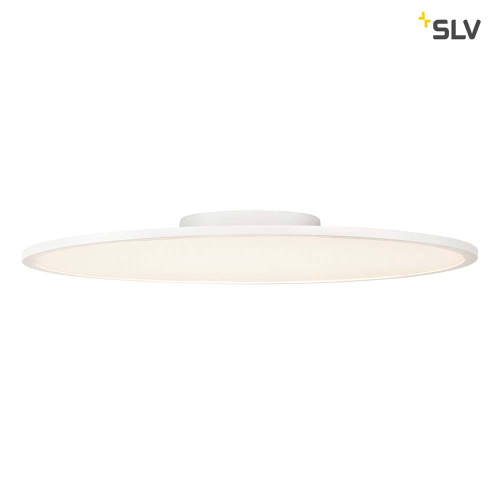 S.Luce SLV Panel 60 Rund LED Deckenaufbauleuchte Weiß 3000K