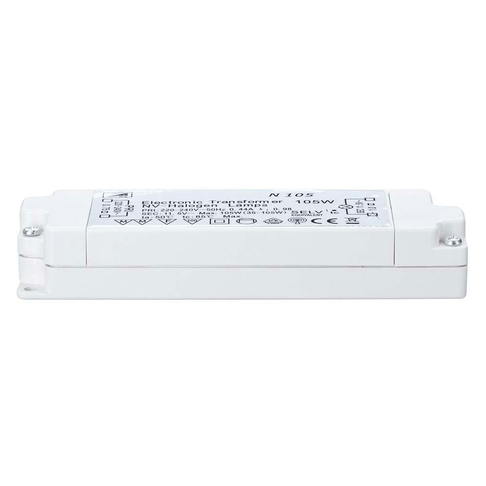 TIP VDE Transformateur électronique 35-105W 12V 105VA blanc 1