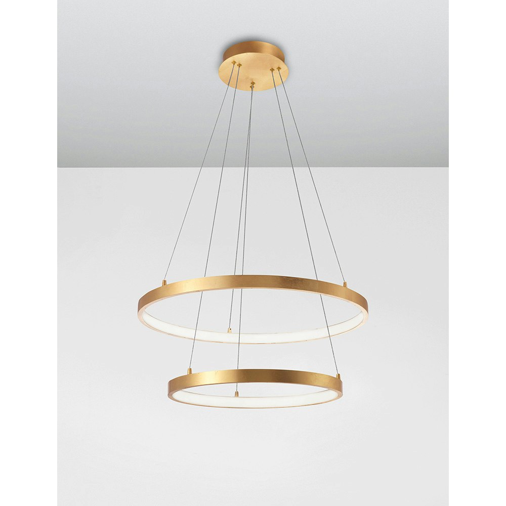 Nova Luce Leon LED Pendant Lamp Ø 60cm Gold thumbnail 5