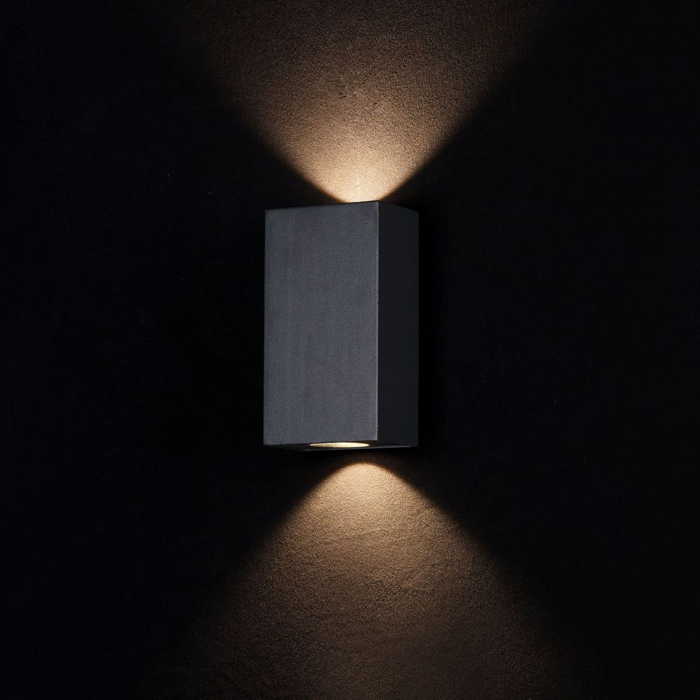 S.Luce Maytoni TimesSquare LED-Außenwandlampe Small IP54