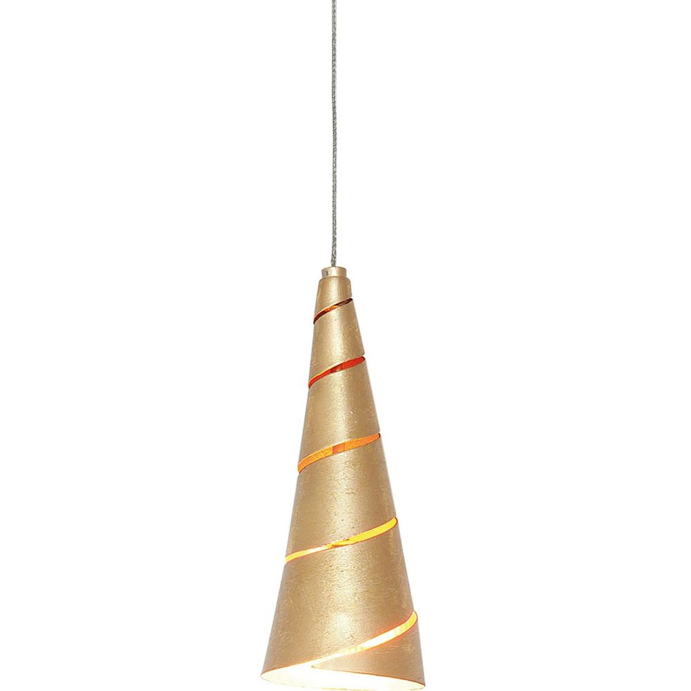 S.Luce Pendelleuchte Innovazione Eisen Gold