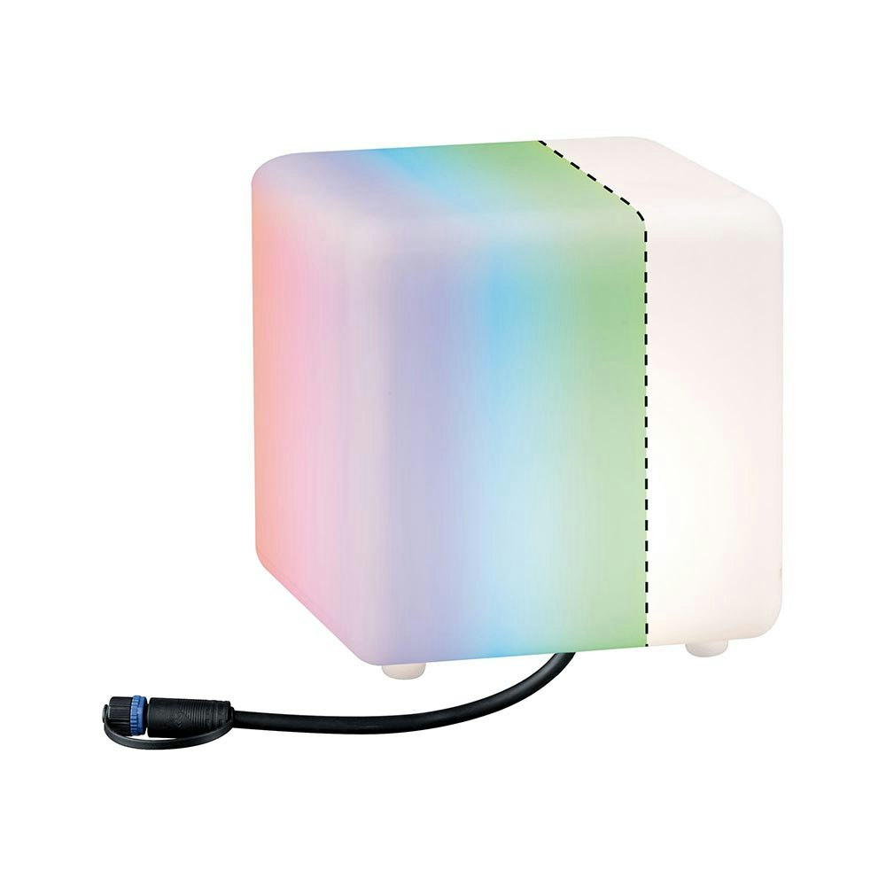 Plug & Shine LED Lichtobjekt Cube Smart Home Zigbee IP65 Weiß thumbnail 2