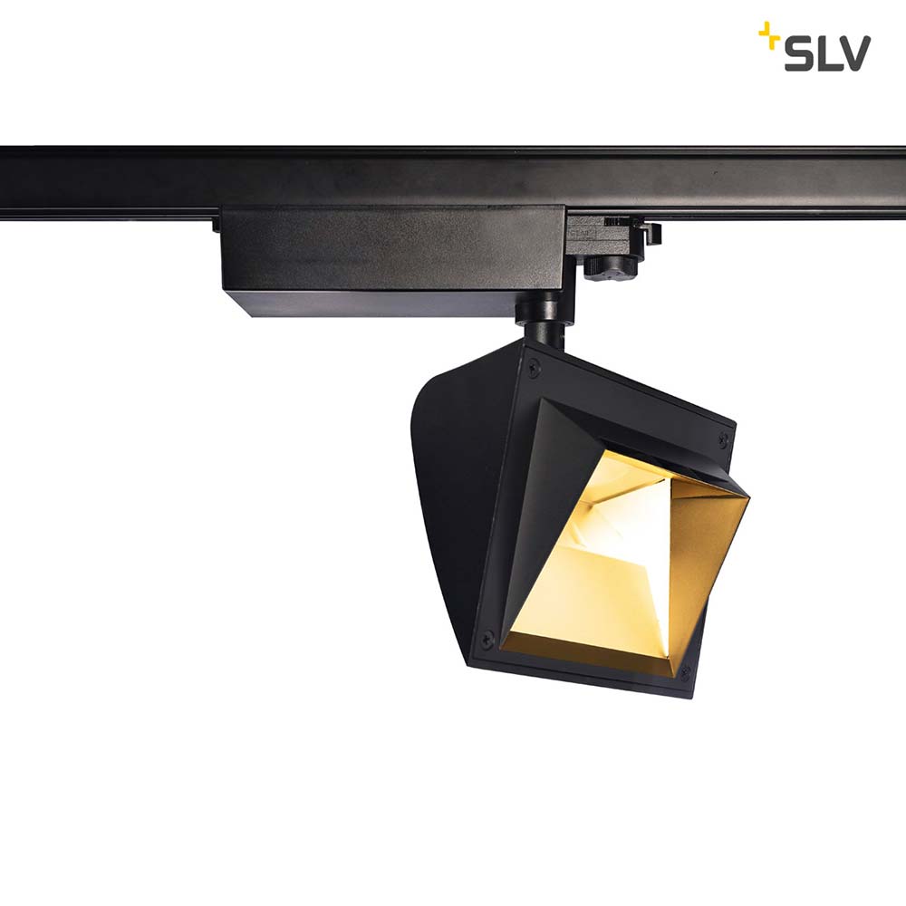 S.Luce SLV Merado Flood LED Schwarz 4000K inkl. 3P.-Adapter