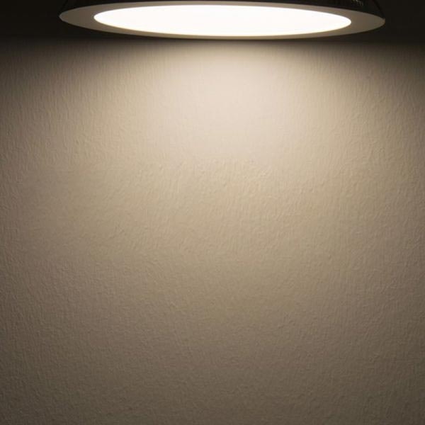 LED Einbaupanel Ø 22,5cm flach rund weiß 18W neutralweiß thumbnail 2