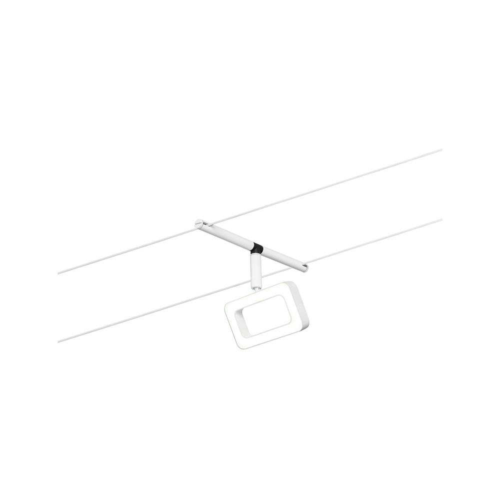 CorDuo LED Seilsystem Frame Basis-Set Weiß-Matt, Chrom thumbnail 6
