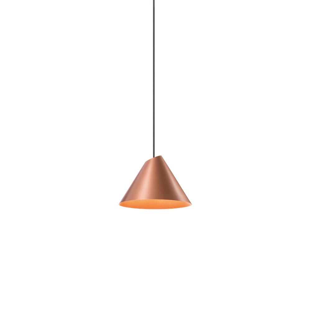 S.Luce Wever & Ducre LED Hängelampe Shiek S 620lm Goldfarben, Kupfer