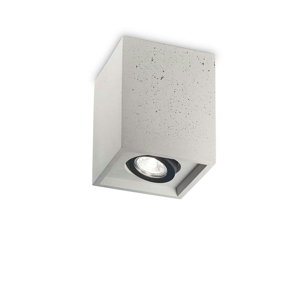Ideal Lux Deckenleuchte Oak Pl1 Square Cemento 