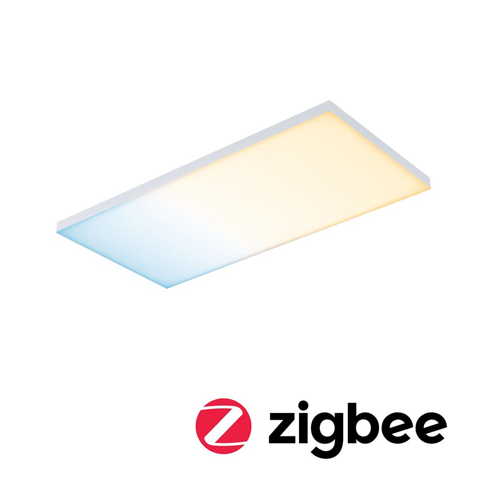 S.Luce LED Panel Velora Zigbee Smart Home CCT-Dimmbar Weiß-Matt