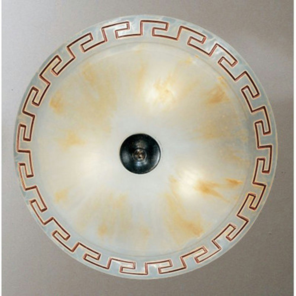 Ethno Greca Ceiling Light 2 Flames Ø 40cm 