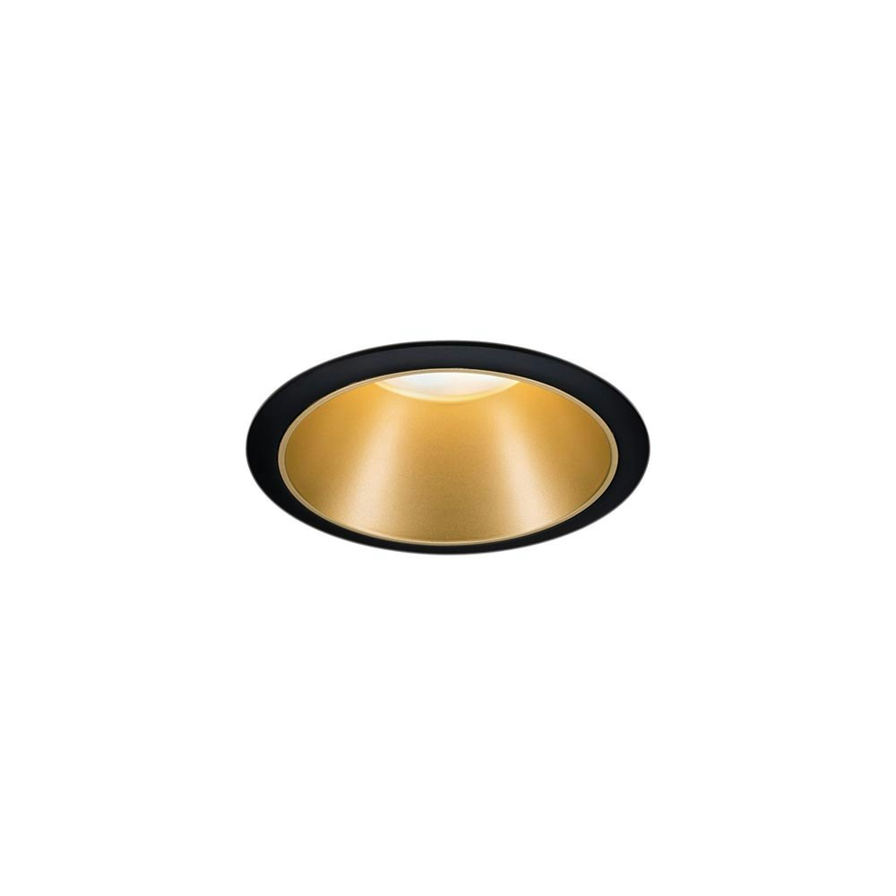 LED Einbauleuchte Cole LED Basis-Set Schwarz, Gold IP44 2
