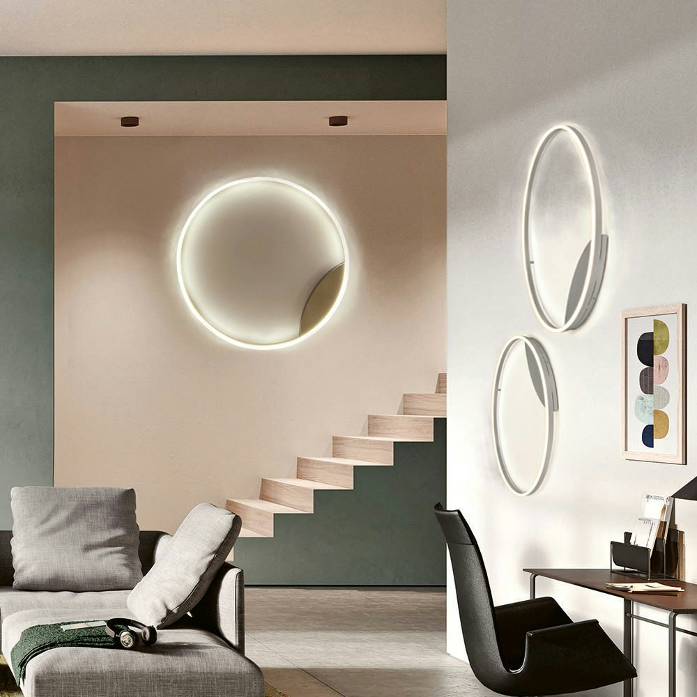 s.luce Ring Air LED parete e soffitto luce indiretta rotonda