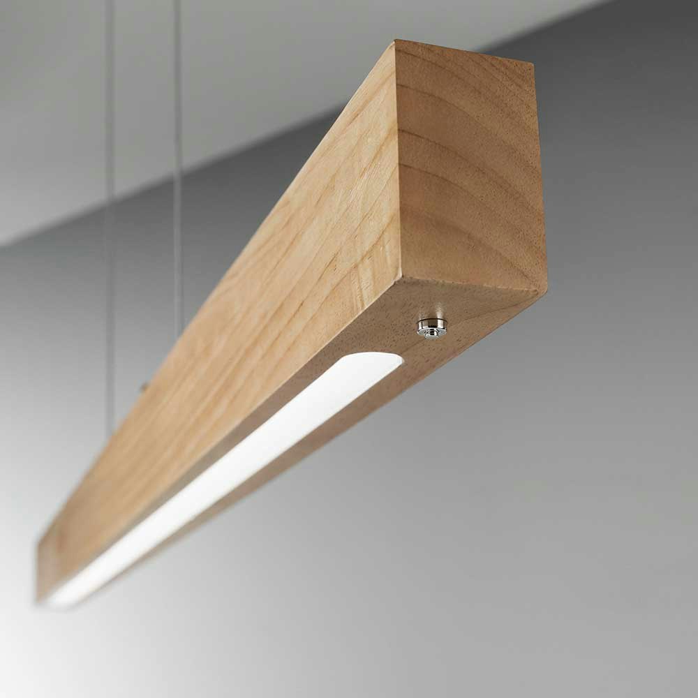 Fabas Luce LED Pendellampe Badia aus Holz thumbnail 3