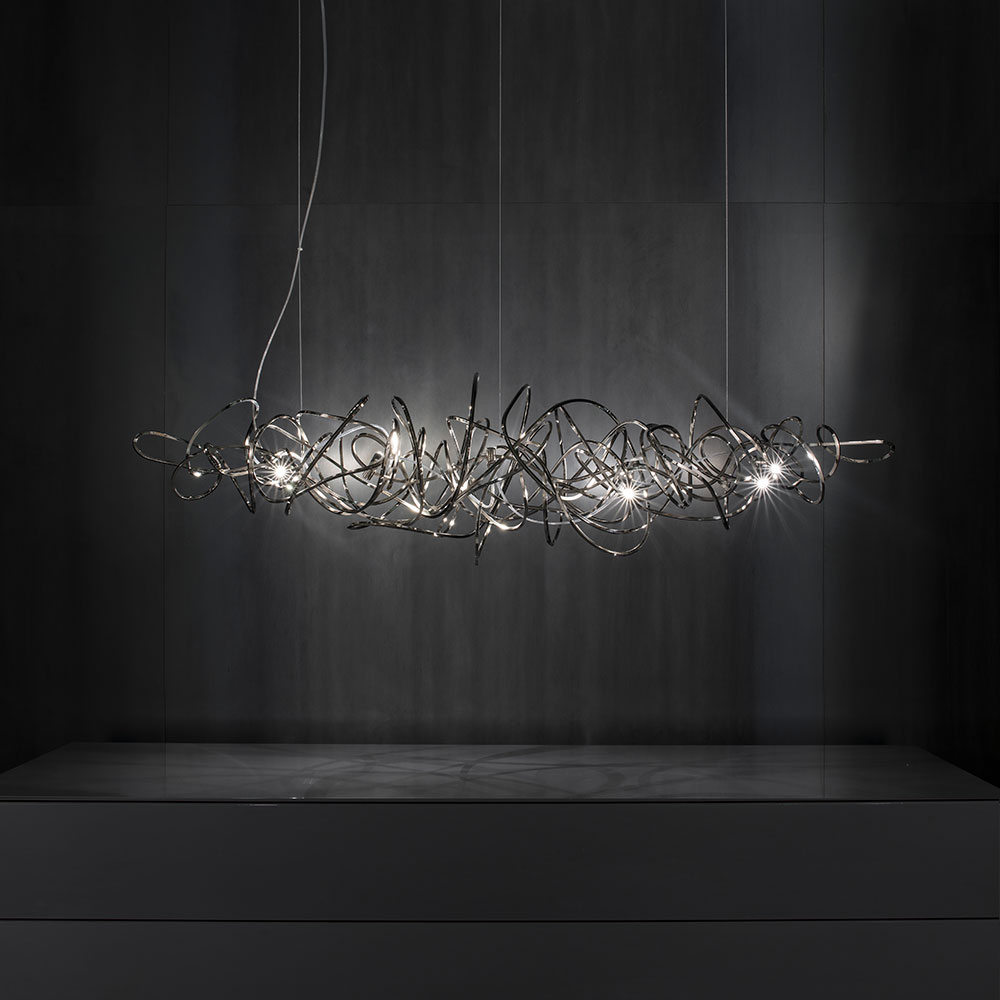 S.Luce Terzani Doodle Design-Esstischlampe 135cm