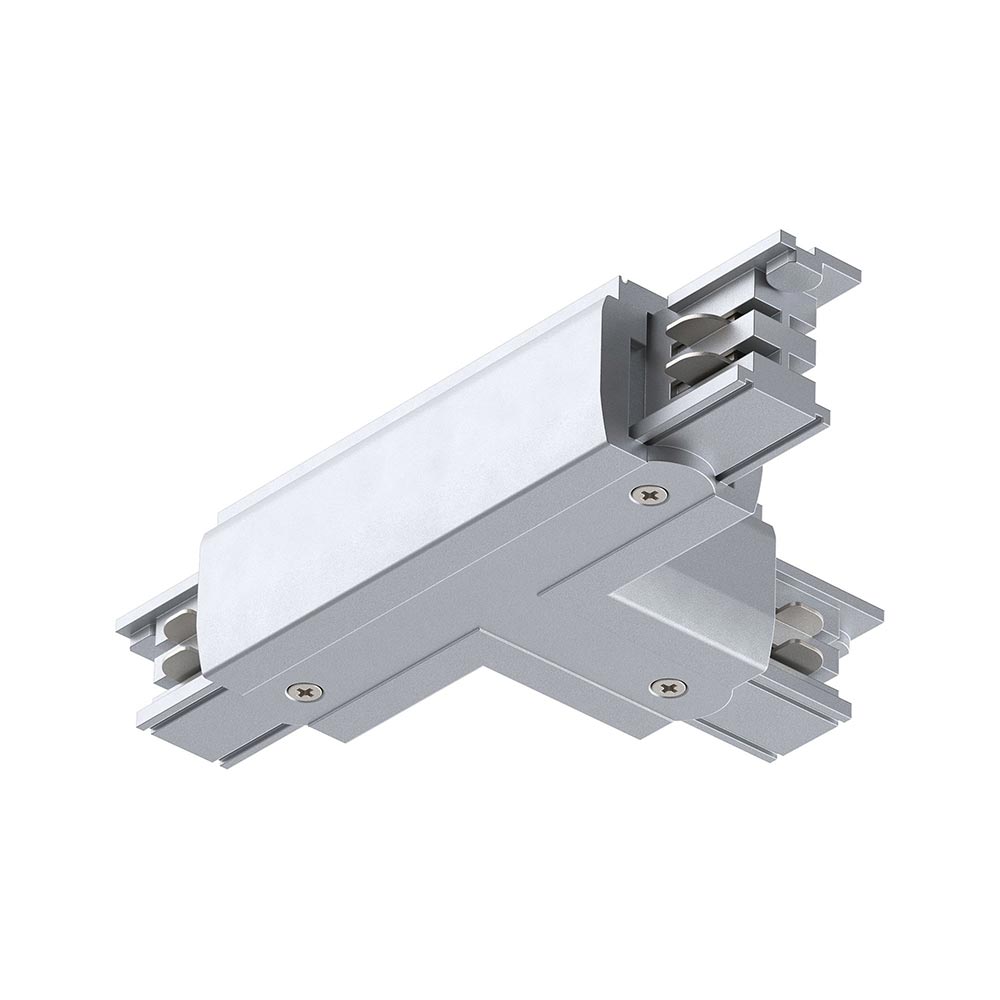 S.Luce ProRail3 Verbinder T-Stück Rechts Silber