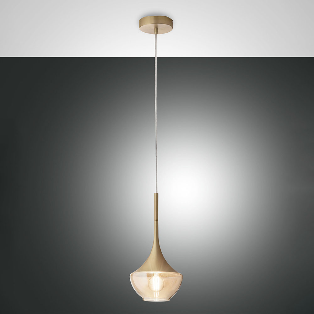 S.Luce Fabas Luce Pendelleuchte Apollo Ø 20cm