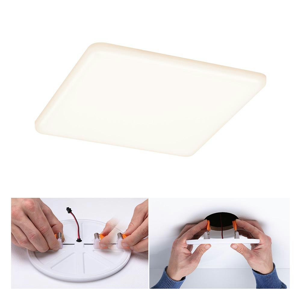 VariFit Panneau LED encastrable Veluna Angle CCT-Switch Blanc, Transparent 2