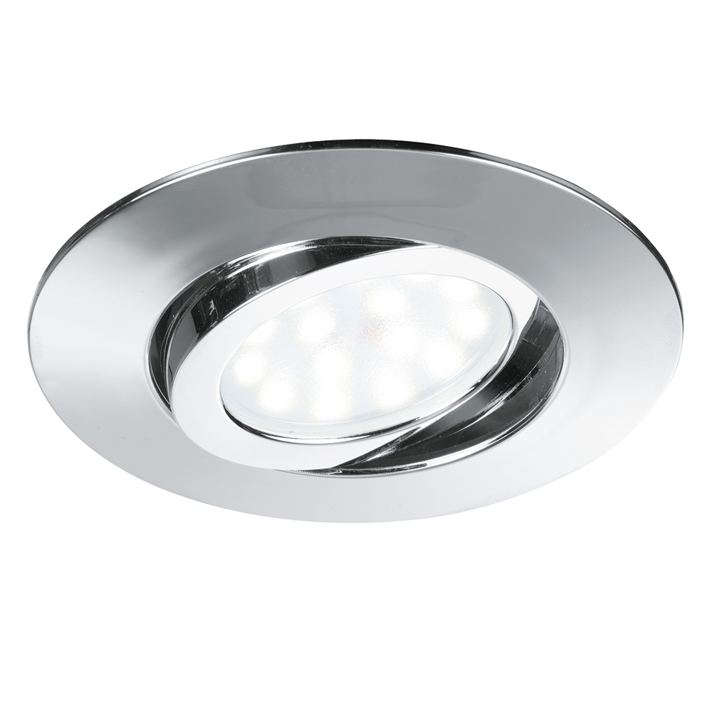 S.Luce LED Einbauleuchte Movibile IP44 Chrom