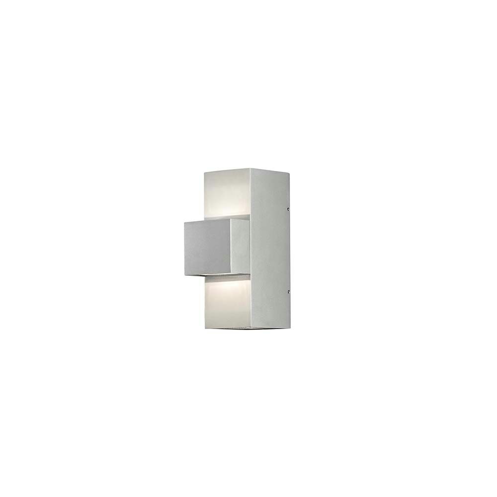 Imola LED Außen-Wandleuchte Style Design Grau, opales Acrylglas thumbnail 3