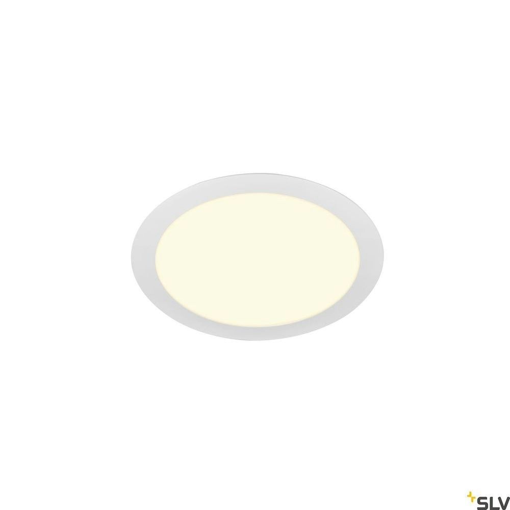 SLV Senser 24 Ceiling Light 3000K Round White 1