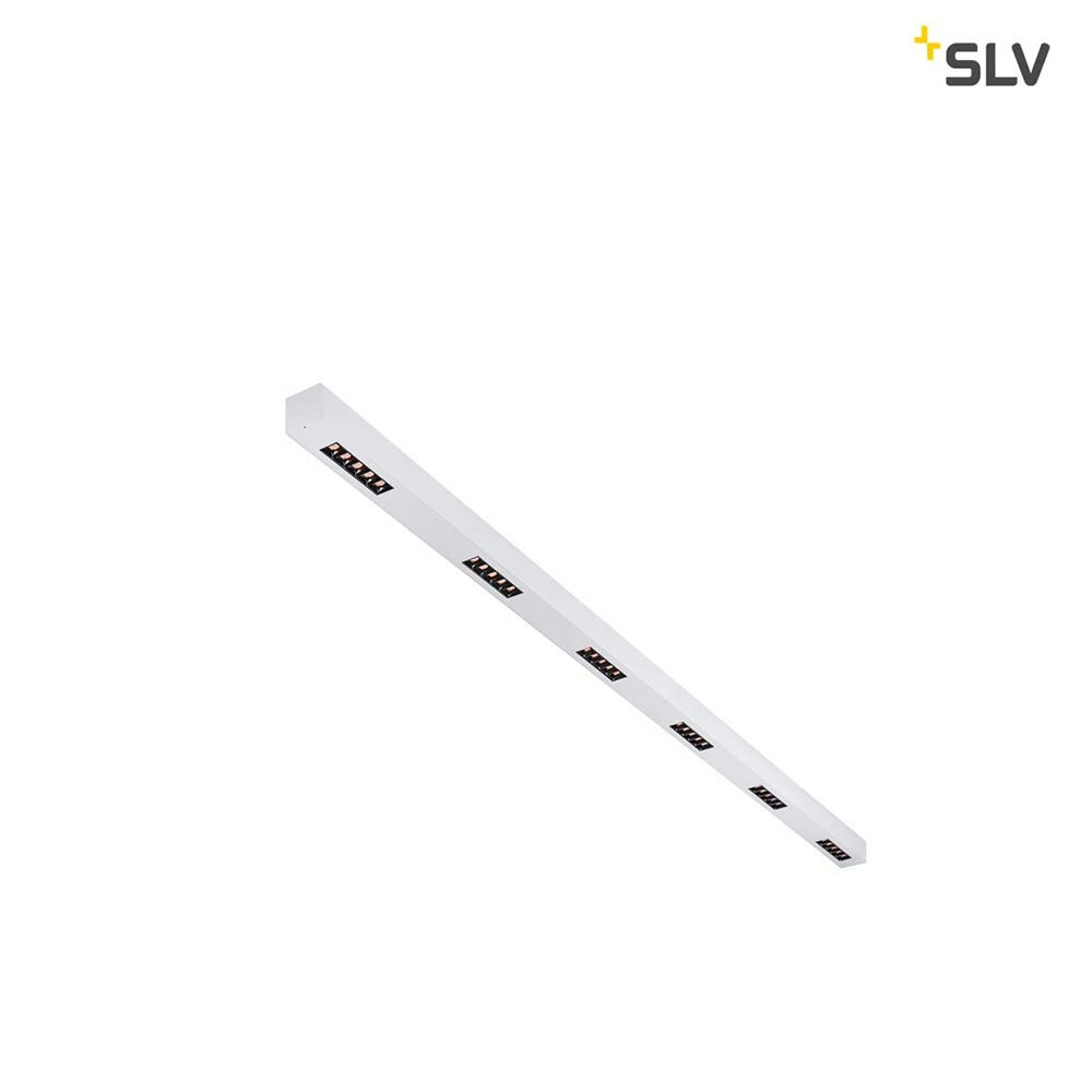 SLV Q-Line LED Deckenaufbauleuchte 2m Silber 3000K zoom thumbnail 2