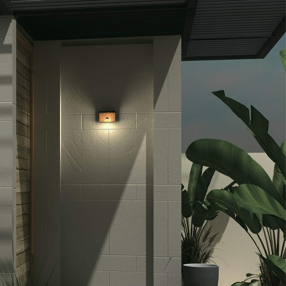 Mantra Ruka Sensor Außen-LED-Wandlampe Dunkelgrau 2