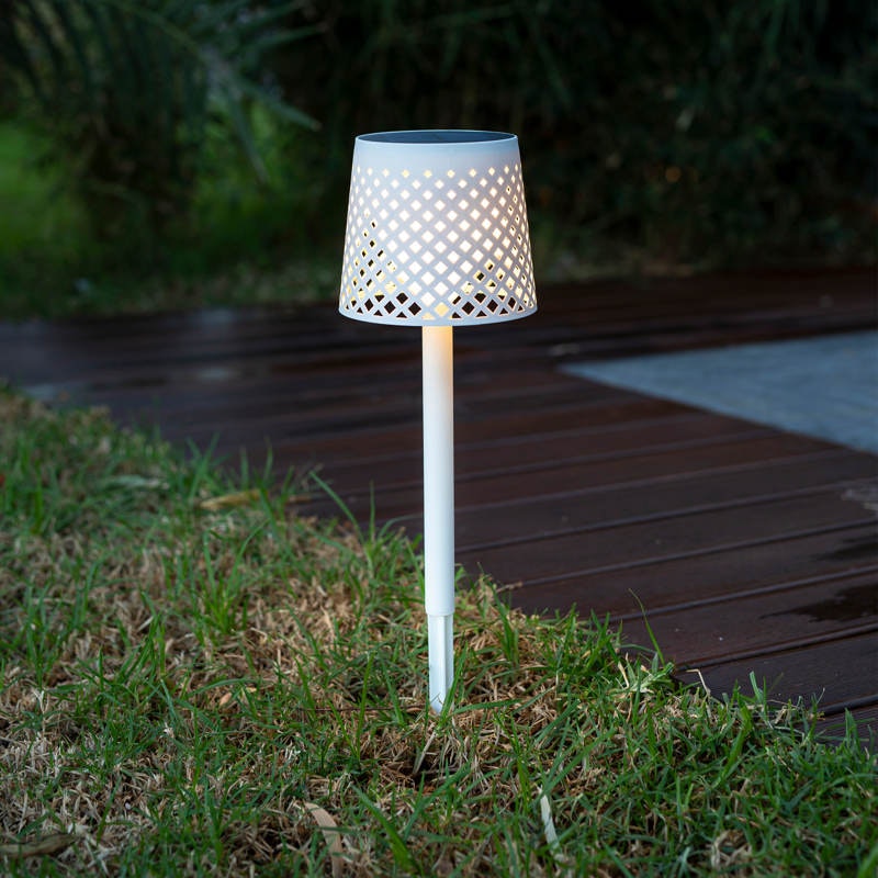 Licht-Trend 5 in 1 Lampadaire et lampe de table Greta réglable avec piquet de terre blanc thumbnail 4