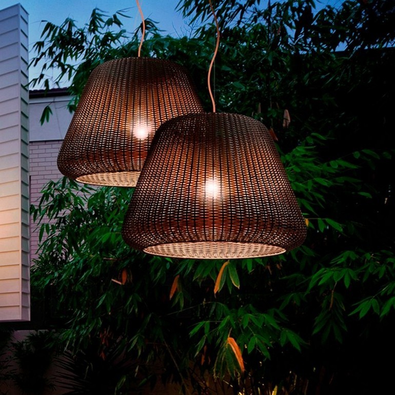 Energiespar Hängeleuchte für Außen Hof Garten Hängelampe Außenleuchte Außenlamp 