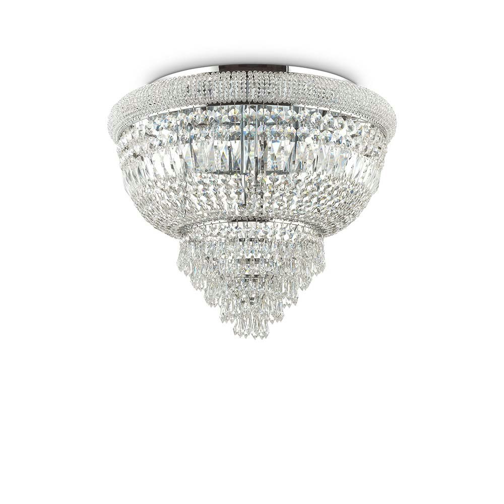 Ideal Lux Deckenlampe Dubai 6-flg. Chrom zoom thumbnail 1
