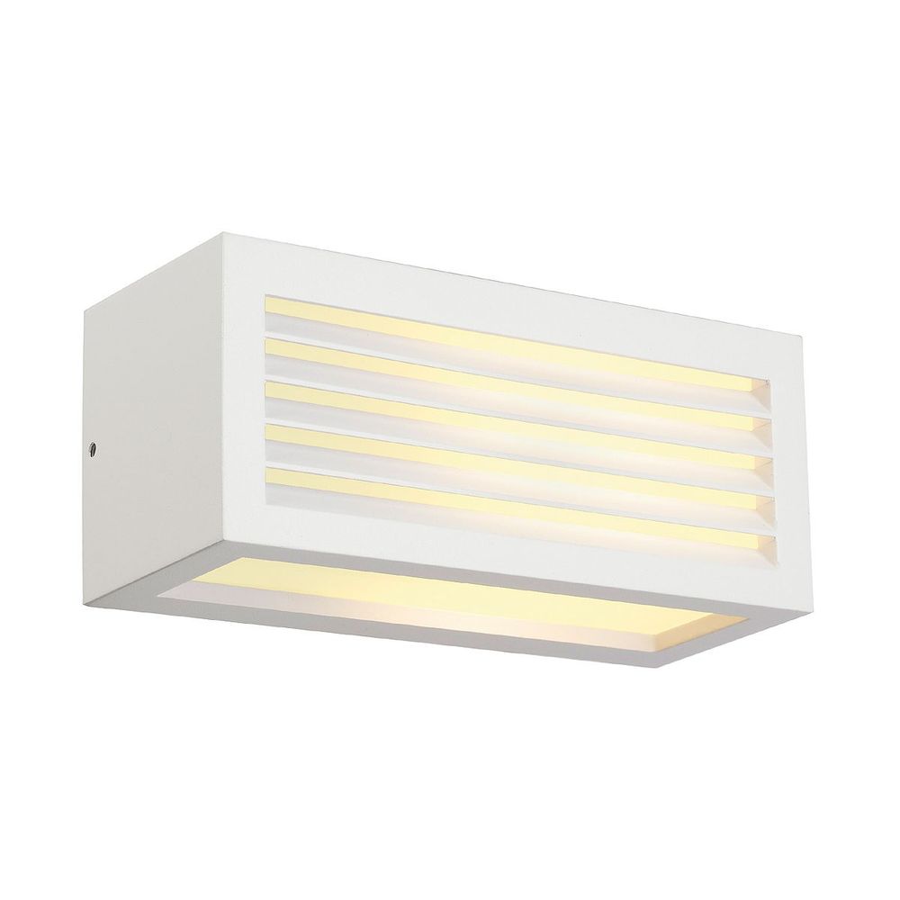 S.Luce SLV Box-L E27 Wandleuchte eckig weiß E27 max. 18W