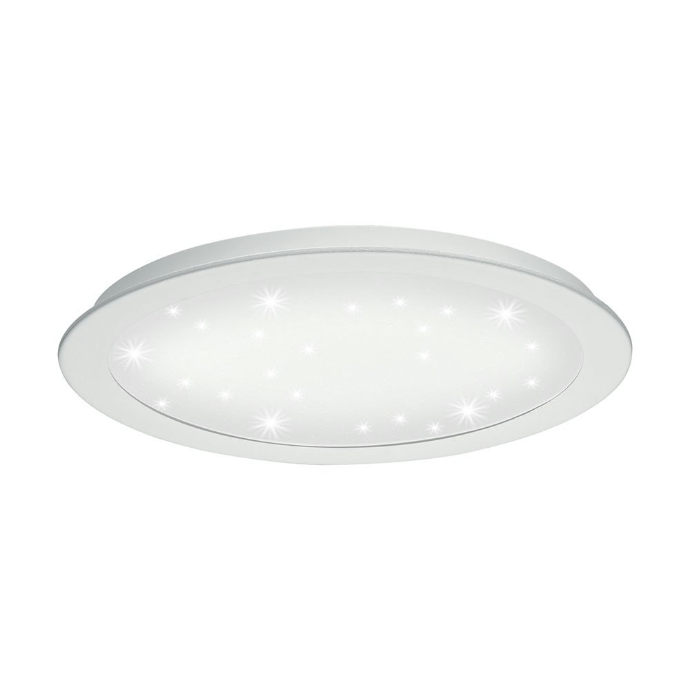 LED Einbauleuchte Fiobbo Ø 30cm Kristalleffekt Weiß thumbnail 1