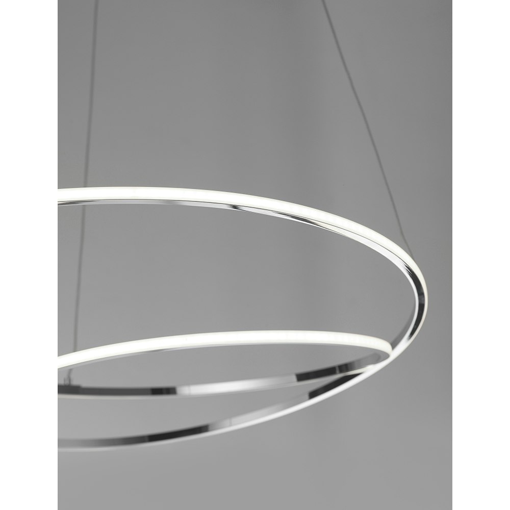 Nova Luce Viareggio LED Hängeleuchte Ø 56cm Metall thumbnail 4