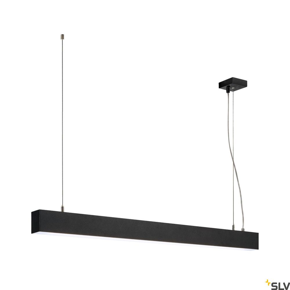 S.Luce Glenos 1M Pendellampe Schwarz 4000K