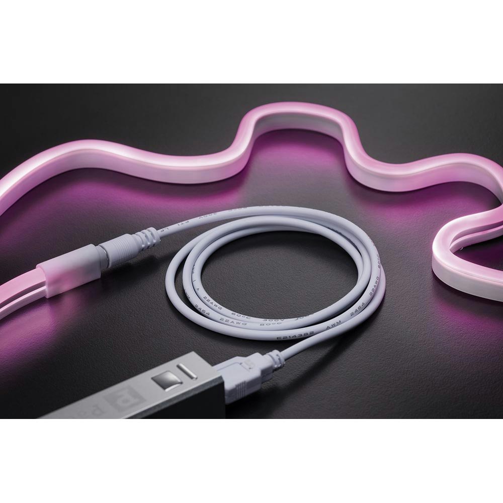 1m USB Blu, Verde, Striscia Rosa LED 164596 Arancione Neon Colorflex e