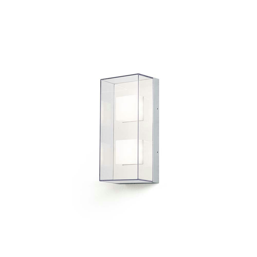 Sanremo LED Außen-Wandleuchte Grau, klares Polycarbonat Glas thumbnail 3
