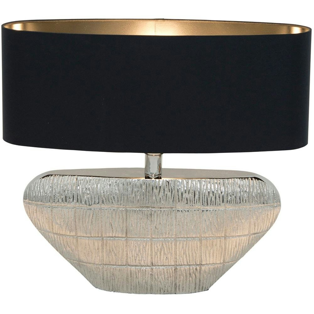Table Lamp Cleopatra Aluminium Silver-Black 2