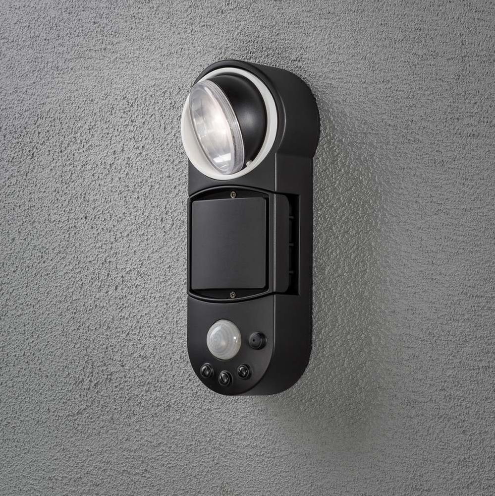 Prato battery LED wall-mounted luminaire with motion detector, swivelling 12V Black thumbnail 3
