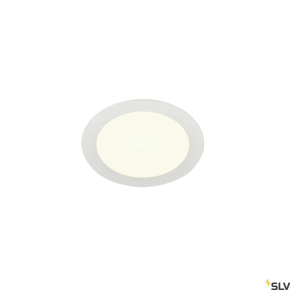 SLV Senser LED Deckeneinbauleuchte Weiß zoom thumbnail 1