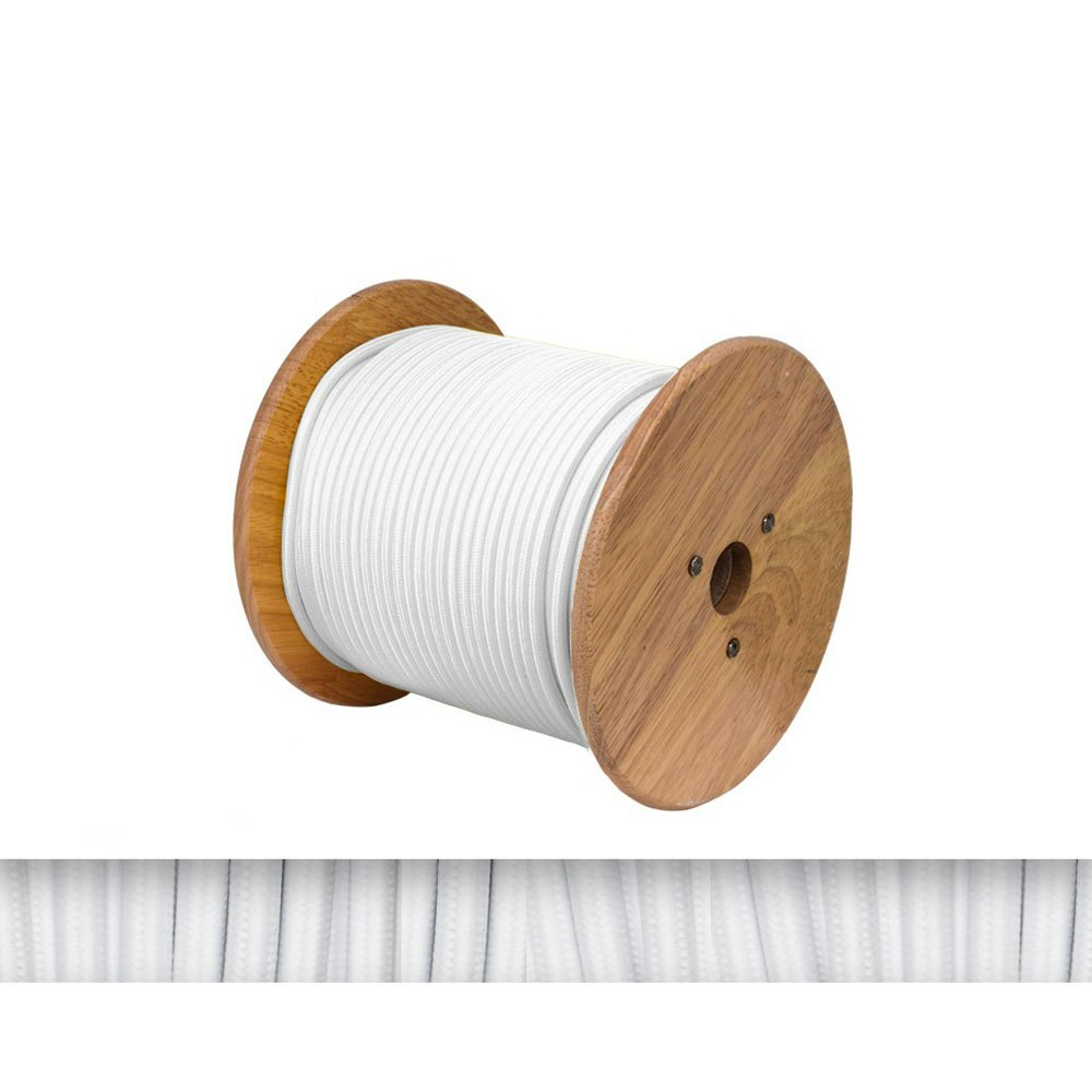 Textile cable white 2 x 0, 75mm 1 metre 2