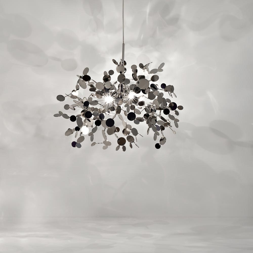 S.Luce Terzani Argent Design-Pendelleuchte Ø 40cm