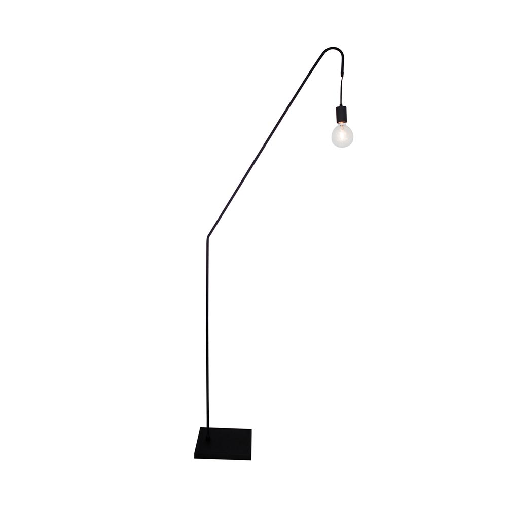 S.Luce Stehlampe Rod 180cm Sandschwarz