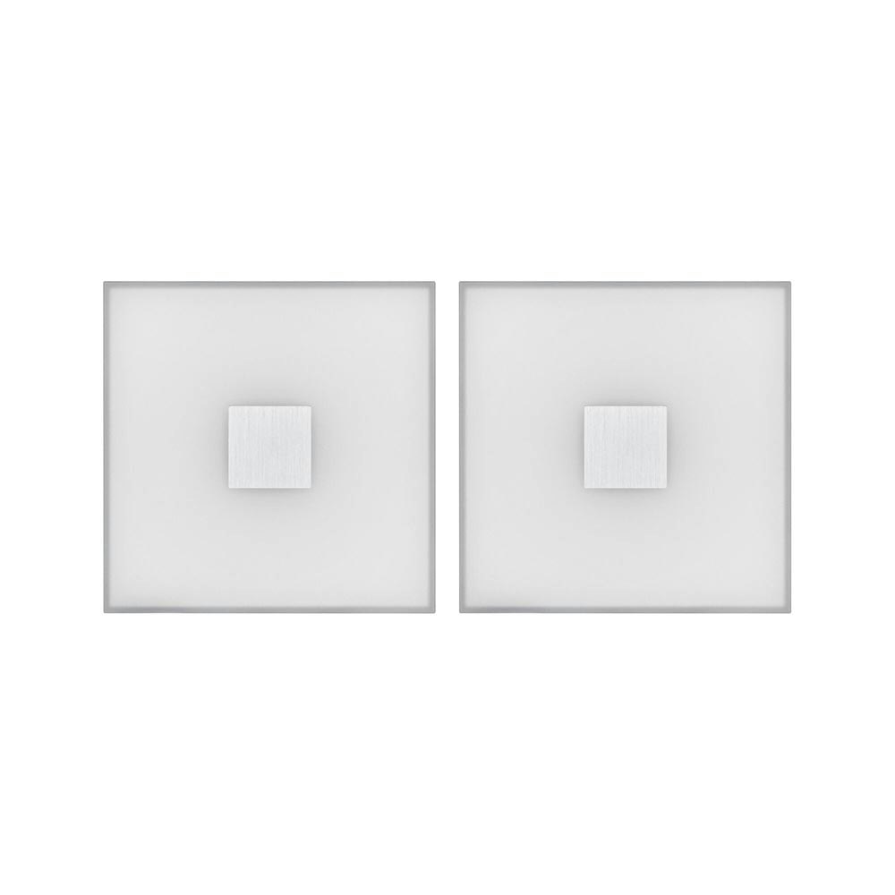 LumiTiles LED Fliesen Square 2er-Set Metall Kunststoff, Weiß zoom thumbnail 3