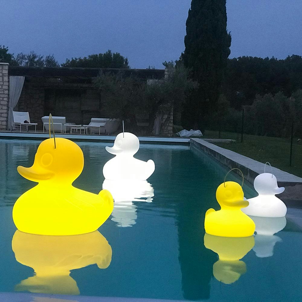 Schwimmfähige Akku-LED-Leuchte Duck-Duck S Gelb 2
                                                                        