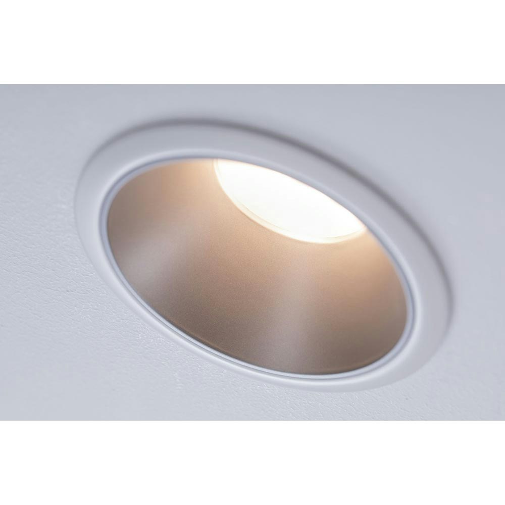 Apparecchio da incasso Cole LED Rotondo 8,8cm Bianco, Argento thumbnail 4