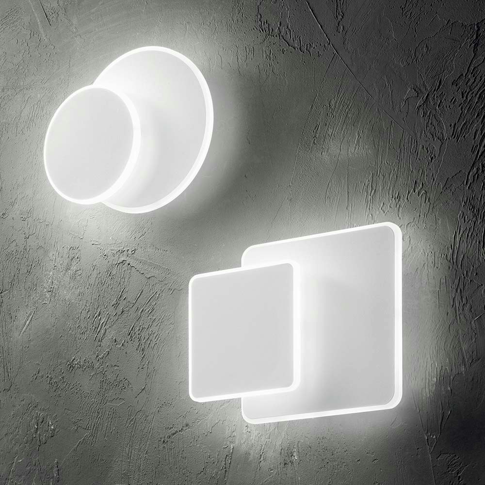 Ideal Lux Pouche LED Wandleuchte Weiß 1