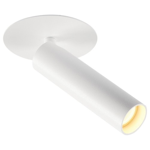 S.Luce SLV Milan Single Spot LED Deckeneinbauleuchte Weiß 7,5W 3000K